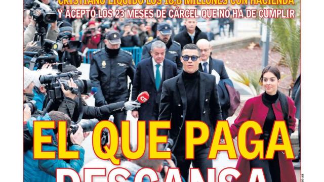 Portada de AS (23/01/2019)