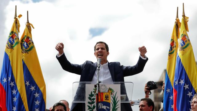 El autoproclamado presidente de Venezuela, Juan Guaidó.