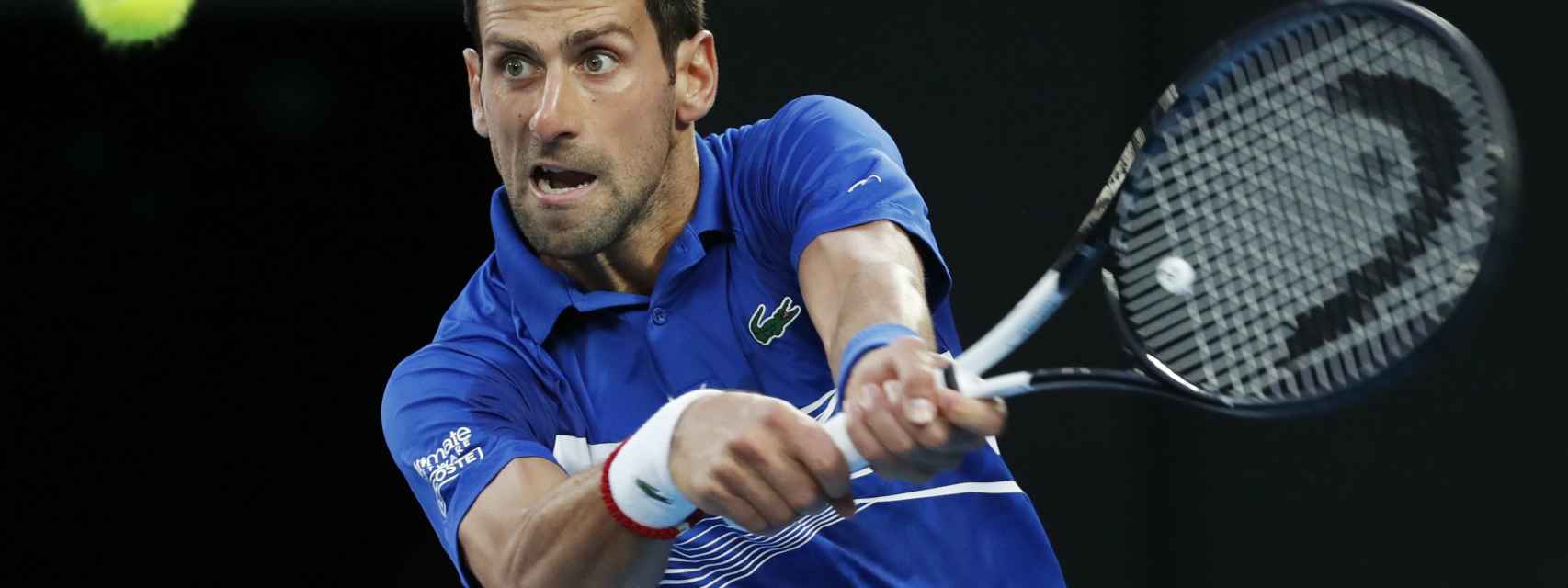 Novak Djokovic, en el Open de Australia