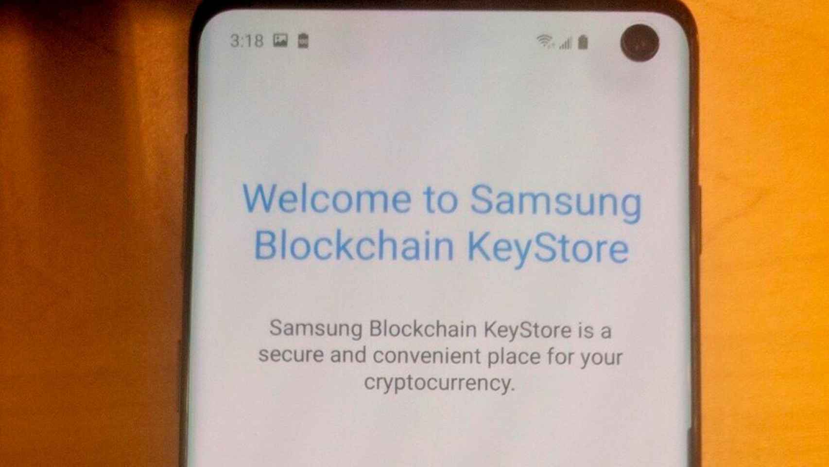 Nuevas fotos del Samsung Galaxy S10 muestran una app para criptomonedas