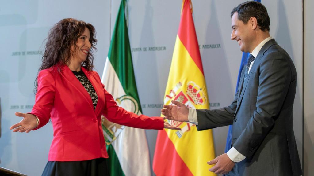 Rocío Ruiz (Cs) durante su toma de posesión como consejera de Igualdad, Políticas Sociales y Conciliación.