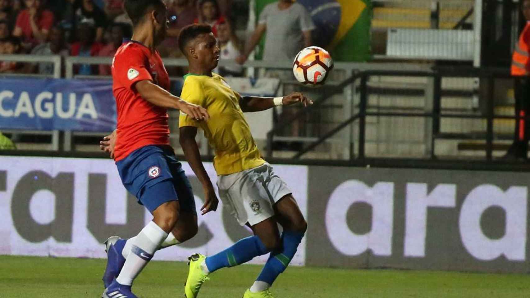 Rodrygo contra la selección de Chile Sub20