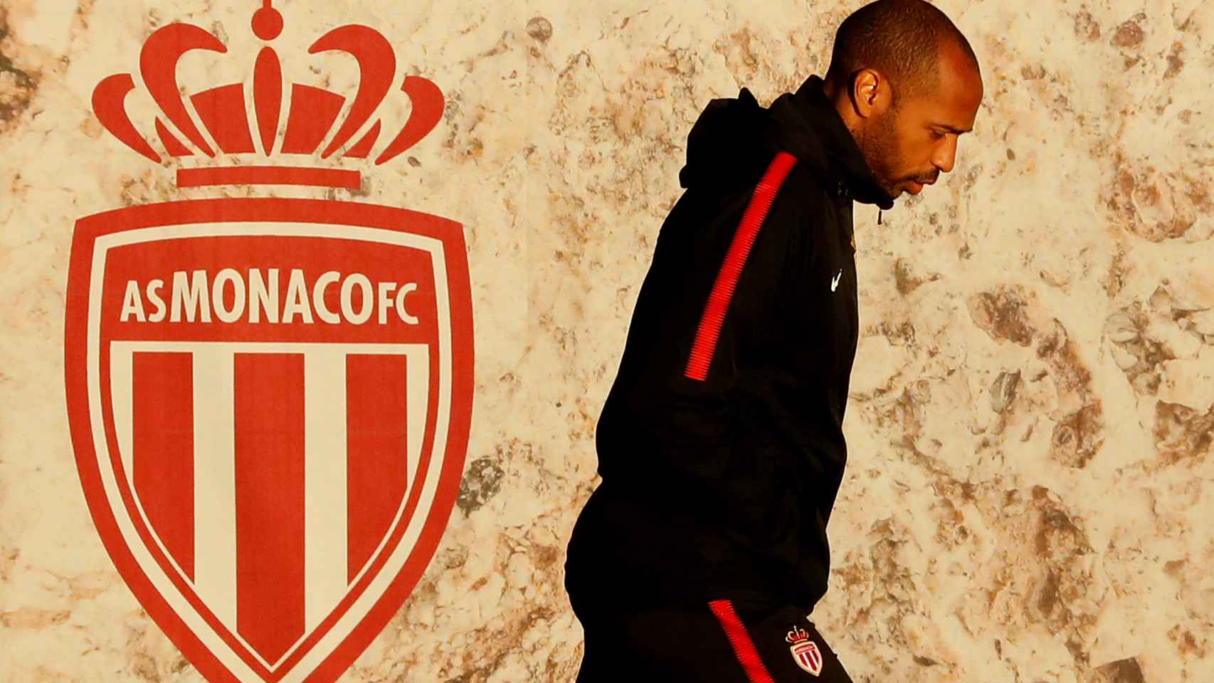Thierry Henry, durante un entrenamiento del Mónaco