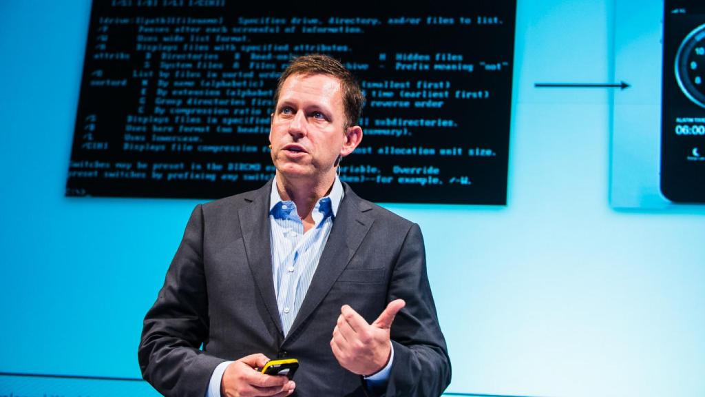 Peter Thiel en el Hy! Summit.