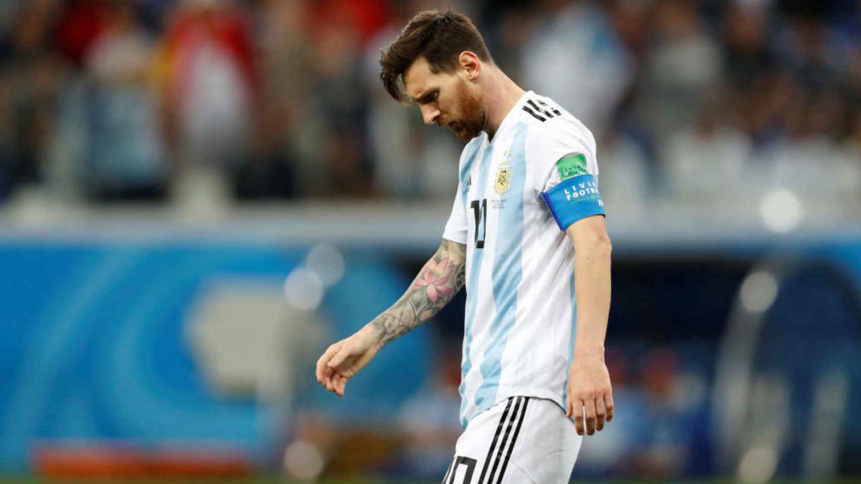 Messi, durante el pasado Mundial