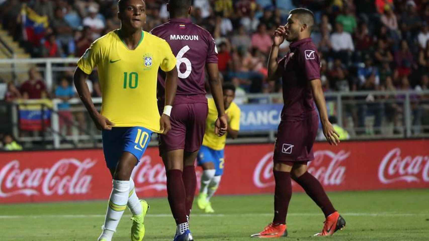 Rodrygo, en el Sudamericano sub20 con Brasil