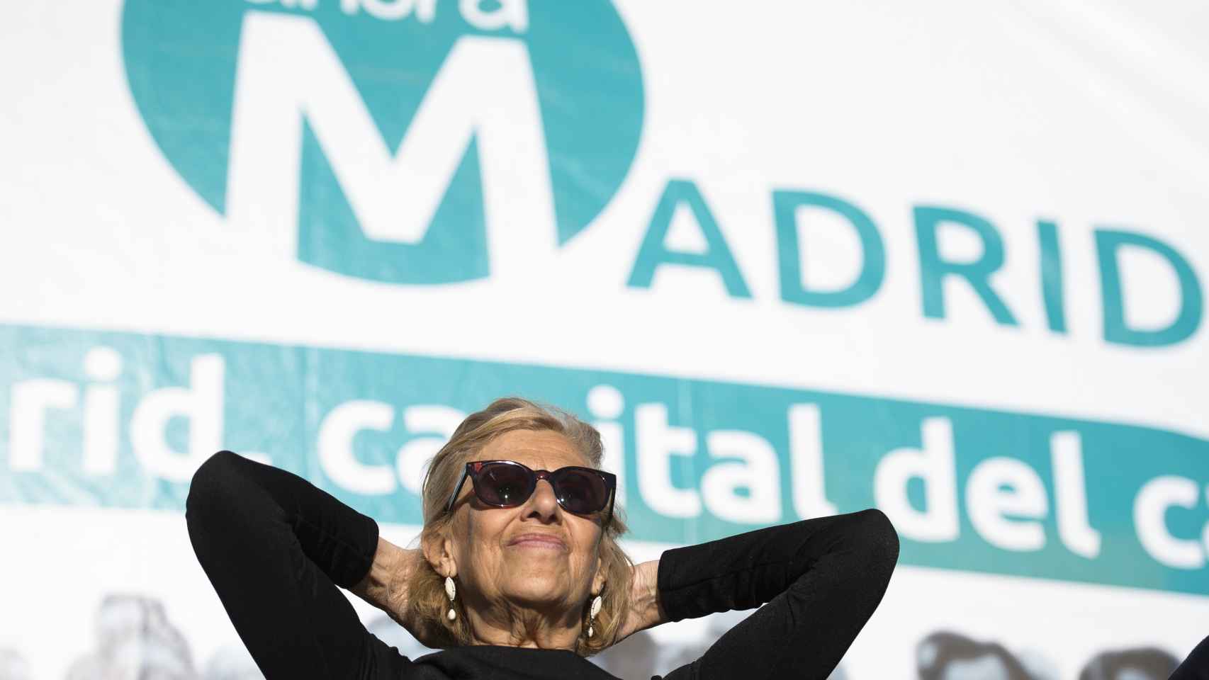 La alcaldesa de Madrid, Manuela Carmena, en una imagen de archivo.
