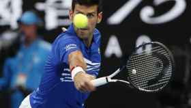 Djokovic en el abierto de Australia ante Pouille