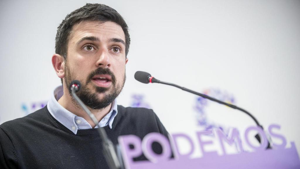 Ramón Espinar en imagen de archivo, cuando todavía estaba en Podemos.