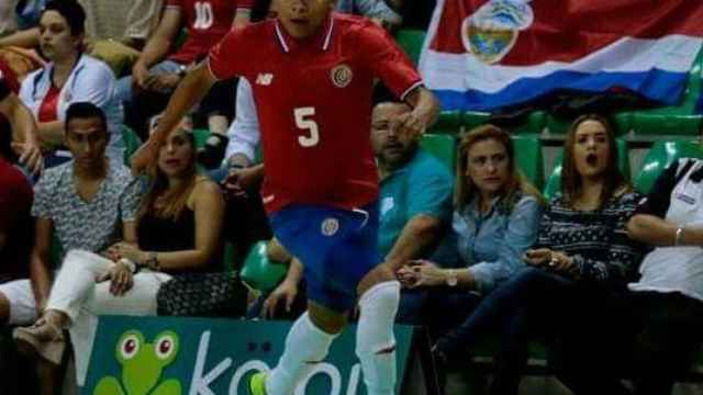 Isaias Mora Cortés con la selección de Costa Rica. Foto: Facebook (Isaías Mora Cortés)