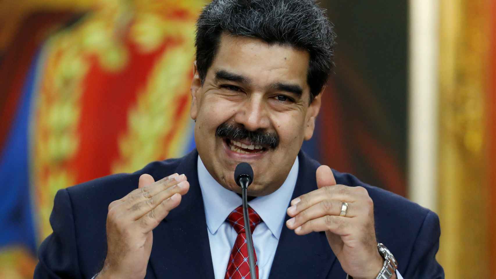 Nicolás Maduro, durante su intervención