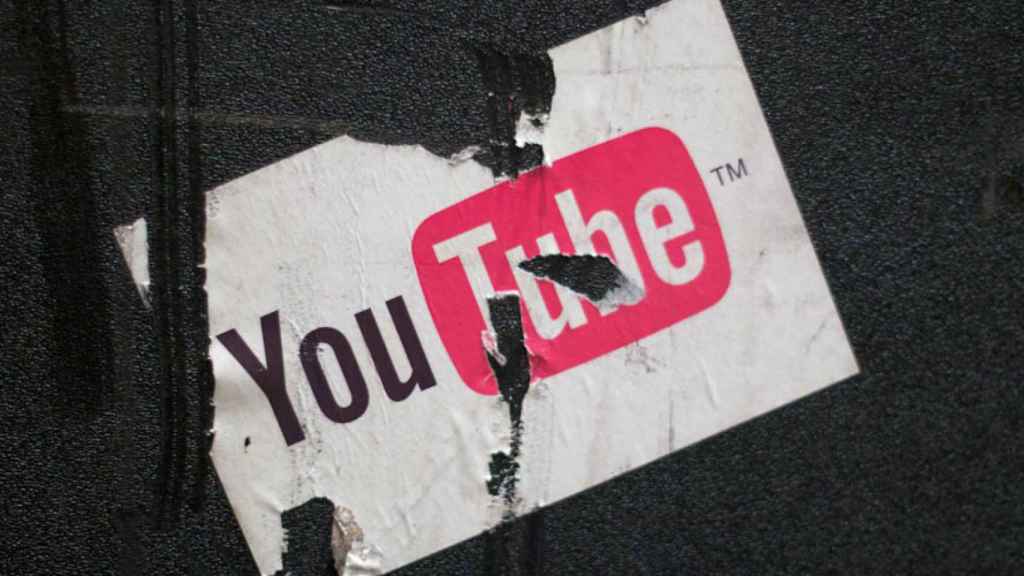 El logo de YouTube.