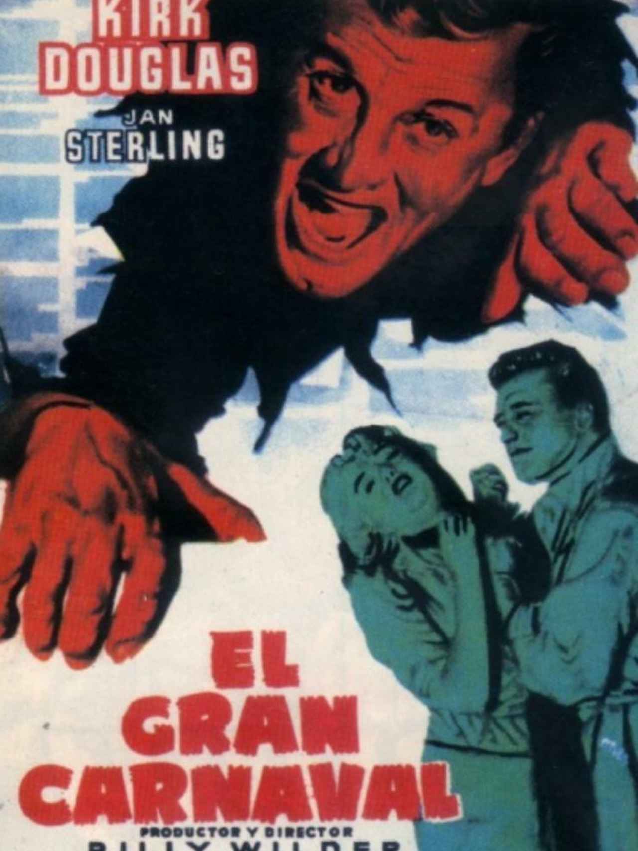 Cartel de El Gran Carnaval de Billy Wilder (1951)