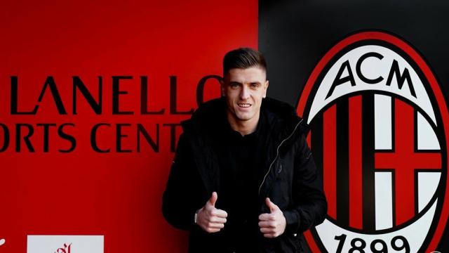 Piatek, fichaje de invierno del Milan. Foto: Twitter (@acmilan)