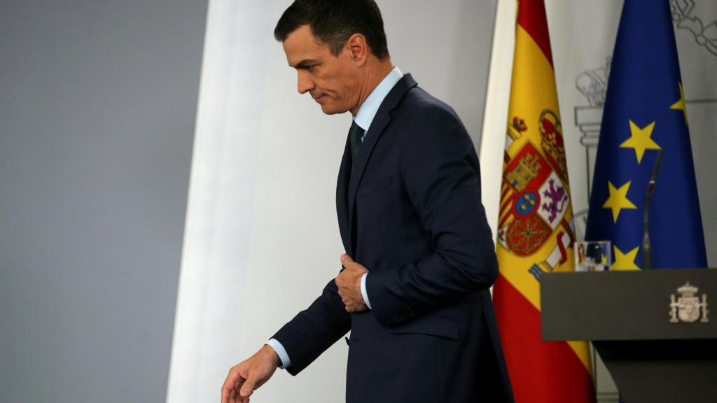 Pedro Sánchez, al acabar su comparecencia sobre la crisis de Venezuela.