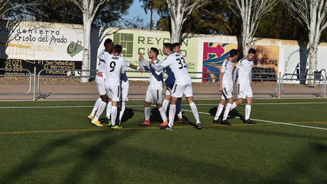 FOTO: El Guadalajara su estéril gol en Madridejos (CD Guadalajara)