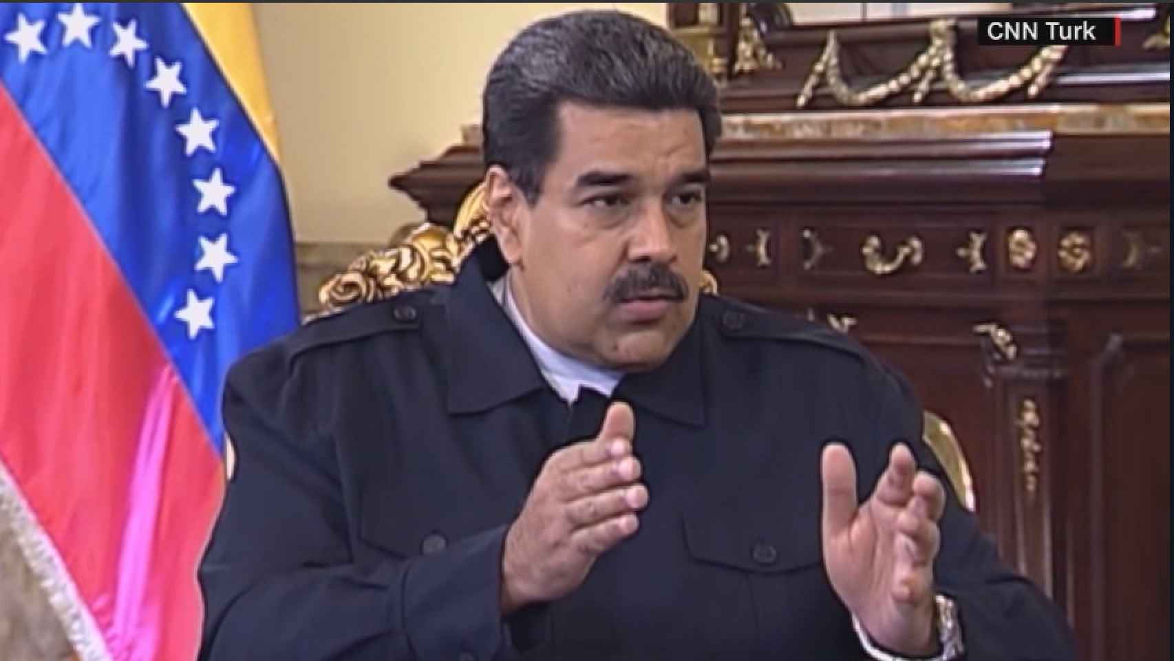 Nicolás Maduro, durante una entrevista.