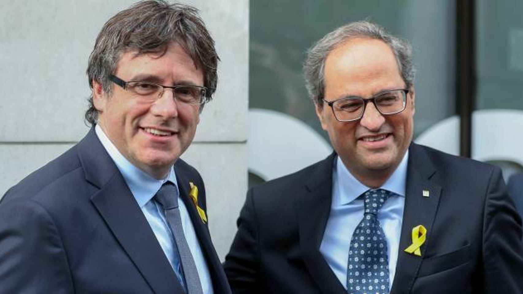 Puigdemont y Torra, reunidos en Bélgica./