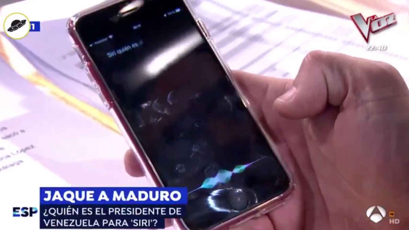 ‘Espejo Público’ pregunta a Siri quién es el presidente de Venezuela