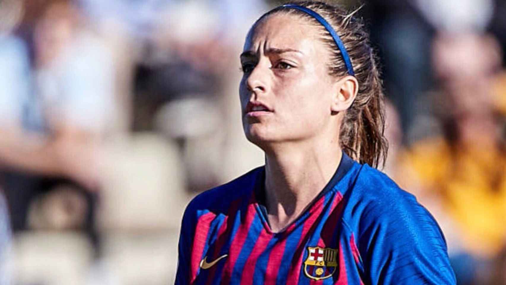 Alexia Putellas, jugadora del FC Barcelona Femenino. Foto: Twitter (@alexiaps94)
