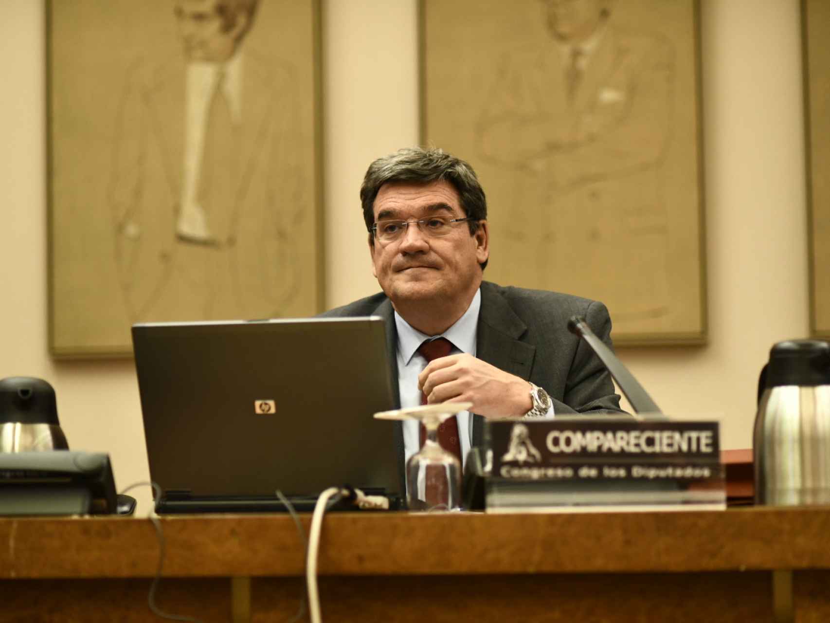 El presidente de la Autoridad Independiente de Responsabilidad Fiscal, José Luis Escrivá, en el Congreso.
