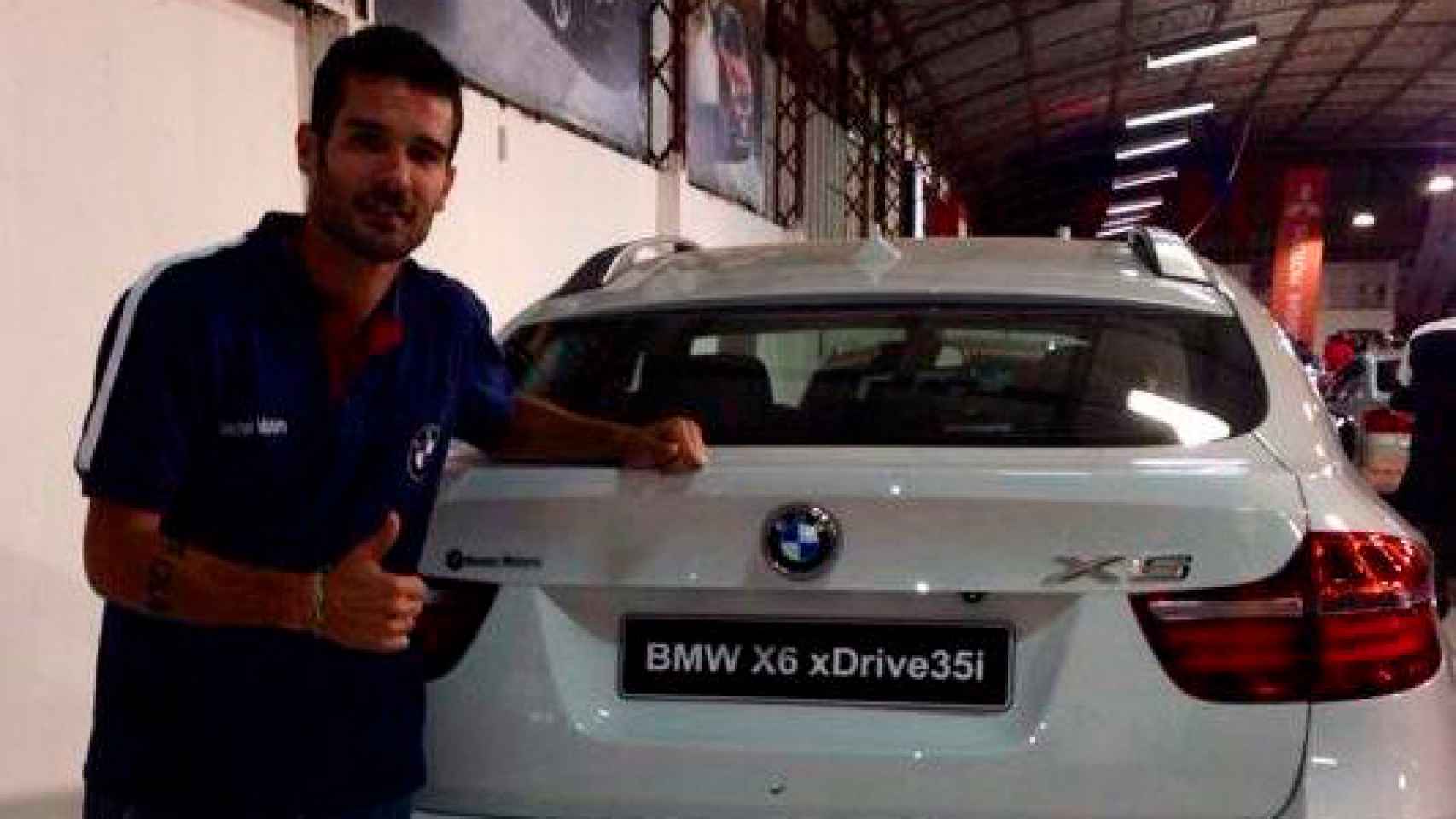 Gerardo Berodia, en un acto promocional de BMW