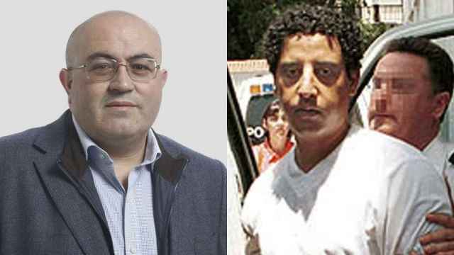 A la izquierda, Juan José Bonilla, abogado de 42 años y nuevo coordinador local de Vox en El Ejido (Almería). A la derecha, Cherki Hadij, de origen marroquí, a quien se condenó a 35 de cárcel por matar al padre de Bonilla y a otro agricultor.