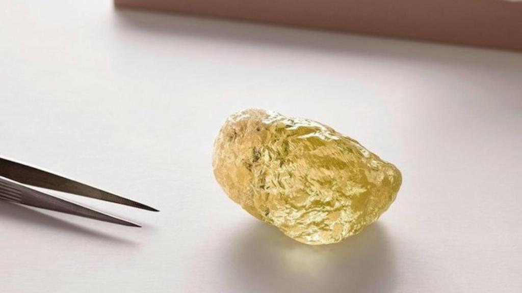 El diamante en una imagen de la casa de subastas.