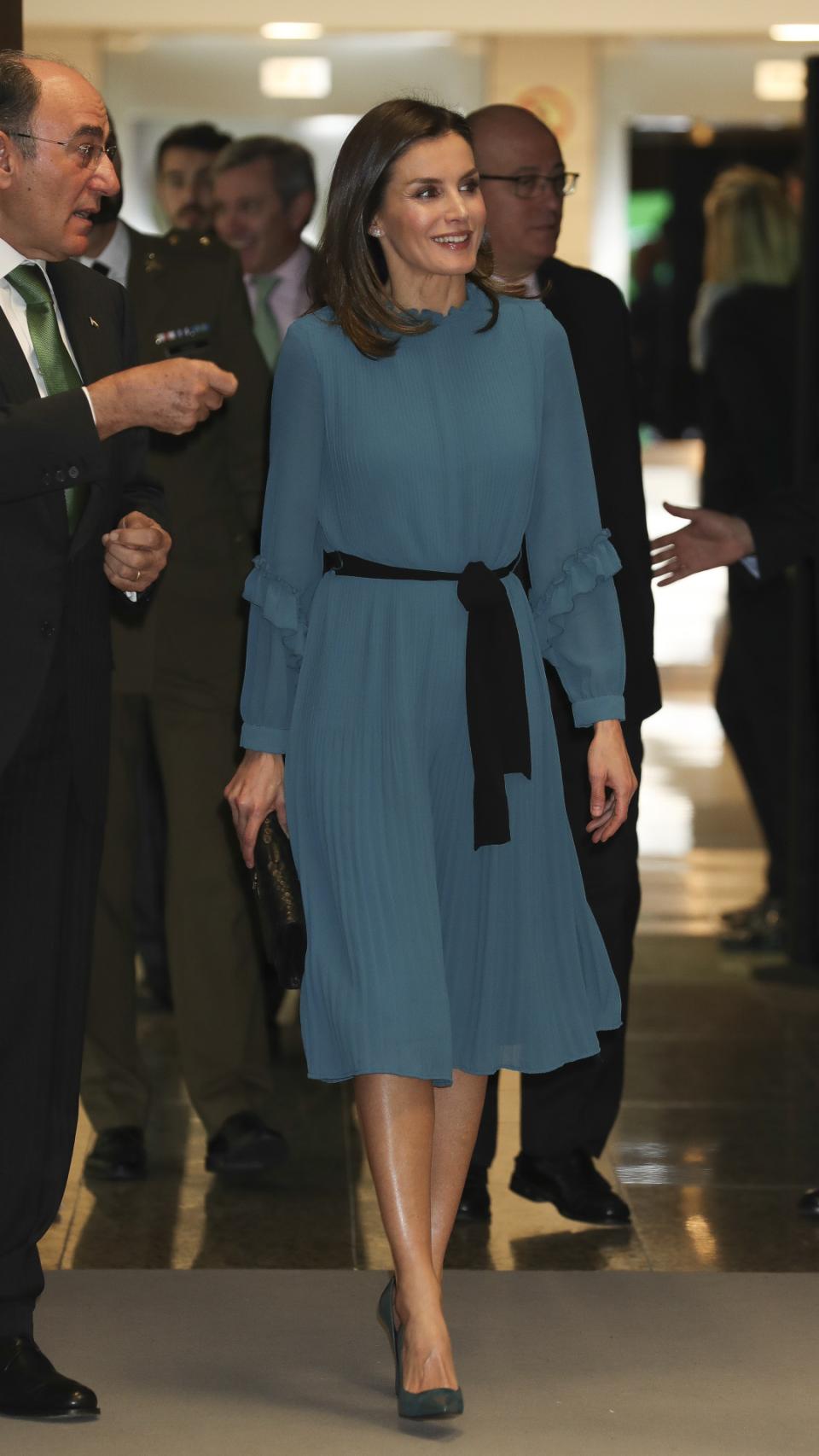 La reina Letizia y José Ignacio Sánchez Galán