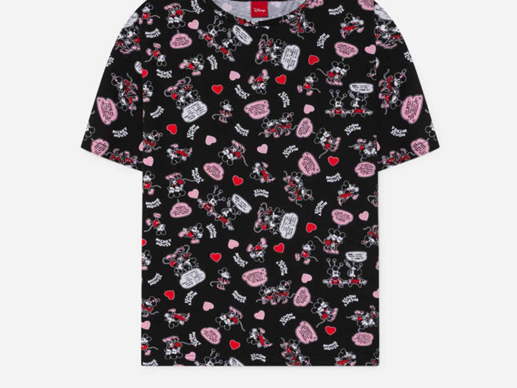 Camiseta de Mickey para San Valentín