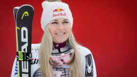 Lindsey Vonn durante el Mundial de Esquí Alpino