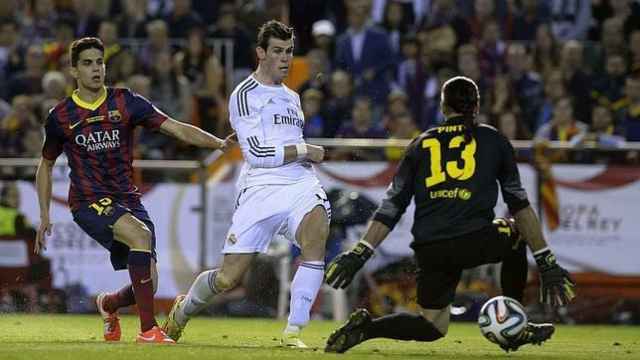 Bale marca el gol de la victoria en la final de la Copa del Rey de 2014