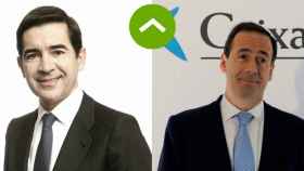 COMO LEONES: Carlos Torres (BBVA) y Gonzalo Gortázar(Caixabank)