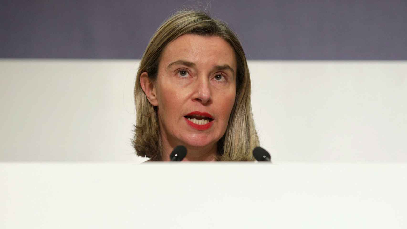 Federica Mogherini, jefa de la diplomacia de la UE