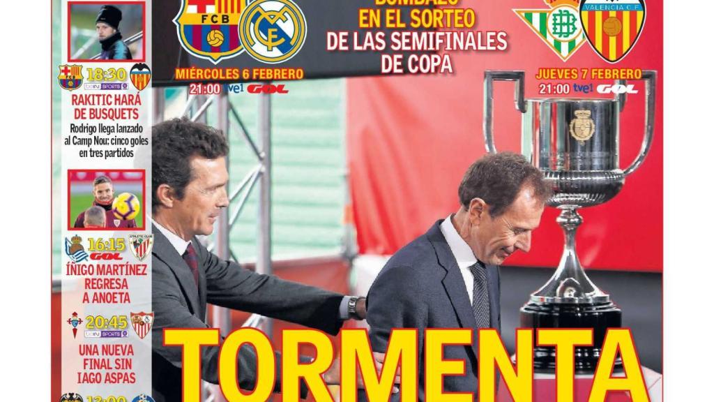 Portada del diario AS (02/02/2019)