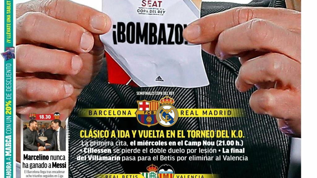 Portada del diario MARCA (02/02/2019)
