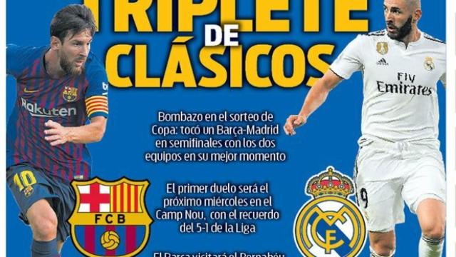 La portada del diario Sport (02/02/2019)