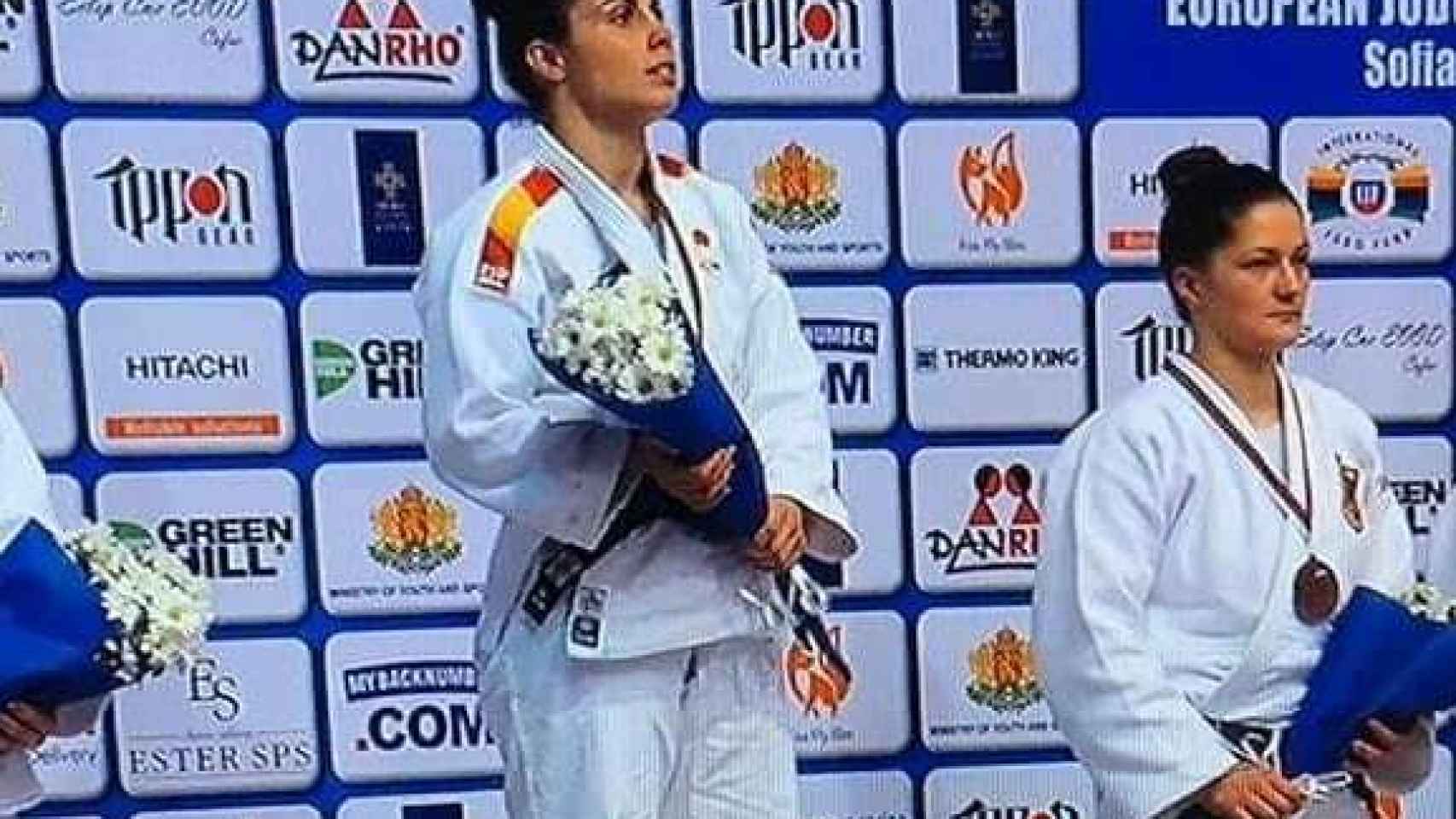 Sara Rodríguez, medalla de oro en el Abierto Europeo. Foto: Twitter. (@AytoBrunete)