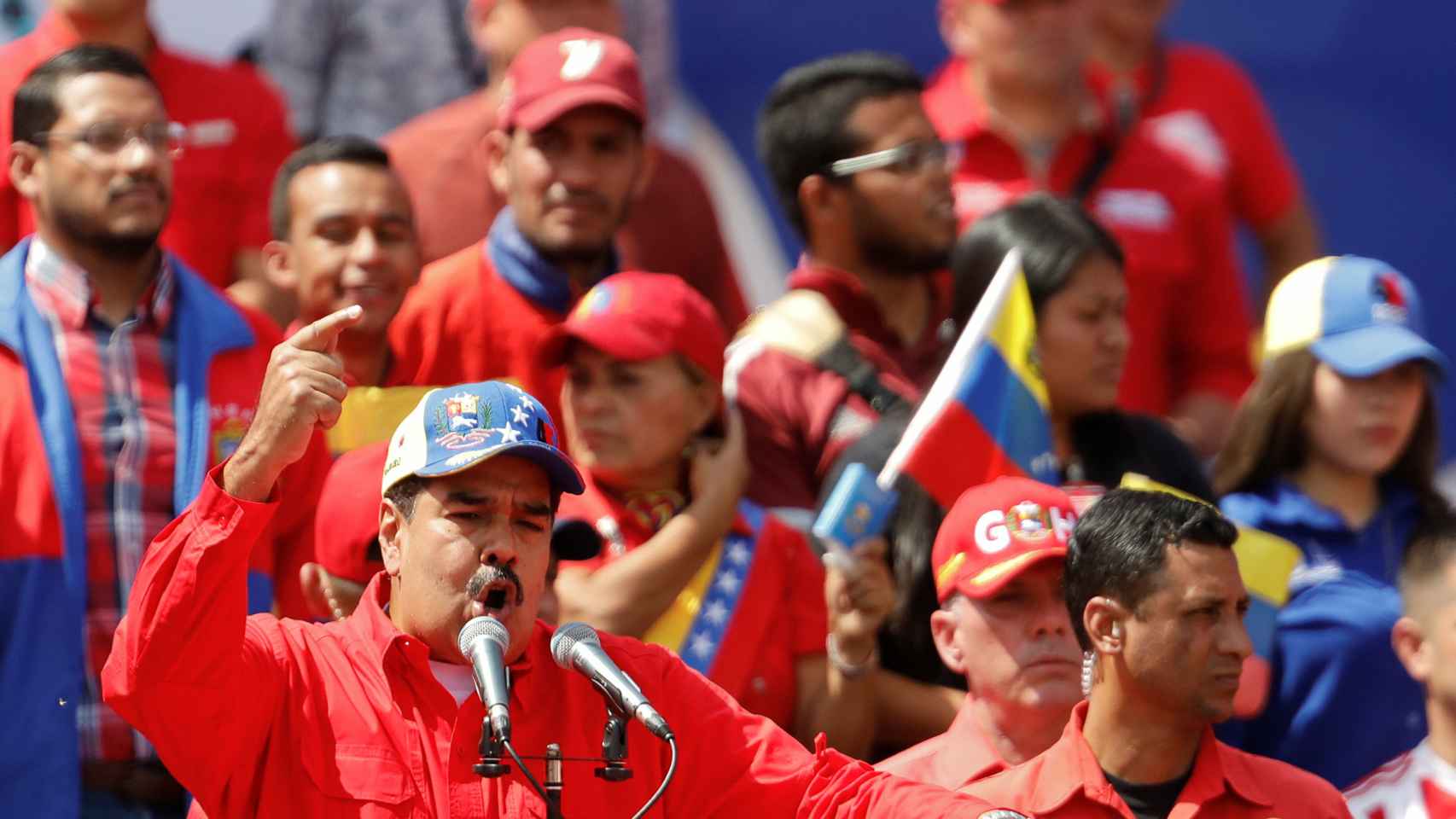 Maduro, durante una intervención pública en Caracas.