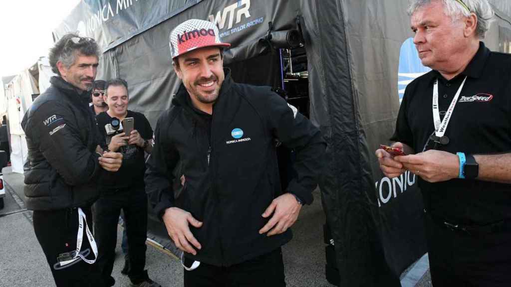 Fernando Alonso durante las 24 horas de Daytona