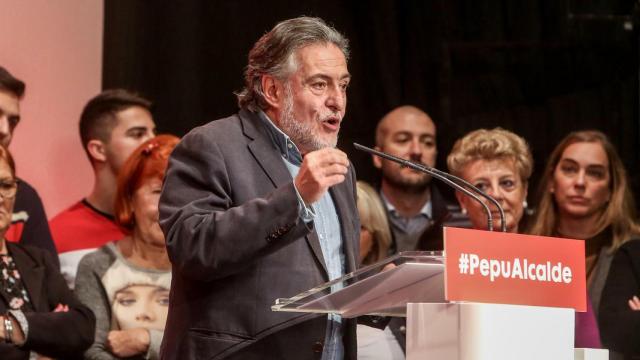 Pepu Hernñandez, en su presentación como precandidato a la alcaldía de Madrid por el PSOE.