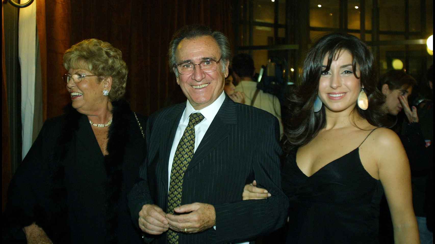 Vanessa junto a sus padres, Manolo Escobar y Anita Marx.