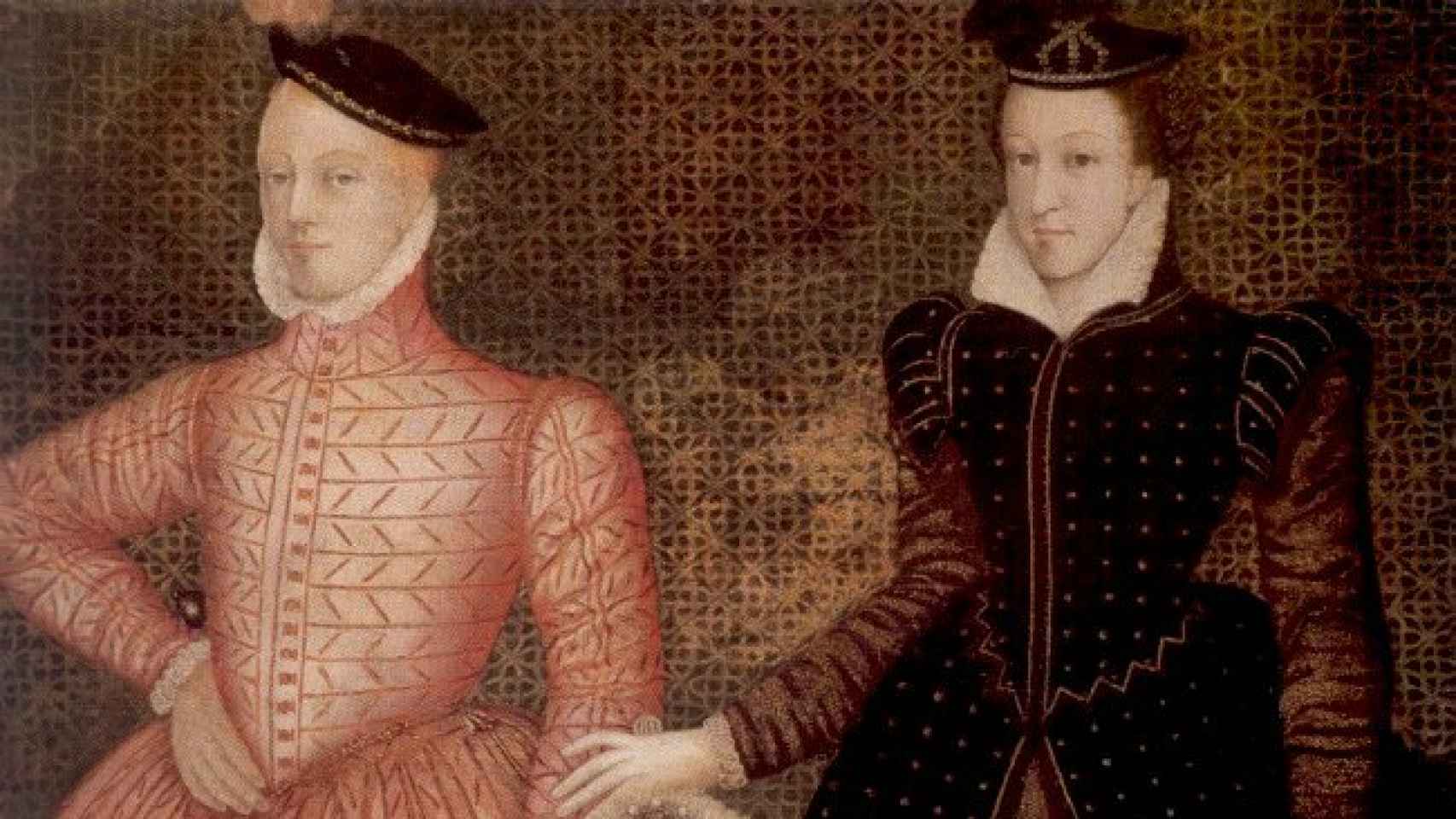 Lord Darnley y María Estuardo.