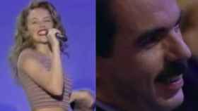 Aznar fue el único que parecía disfrutar del recital de Kylie