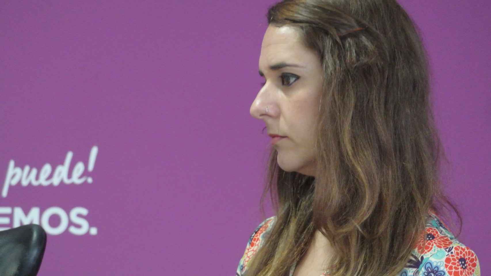 Noelia Vera, portavoz del Consejo de Dirección de Podemos.