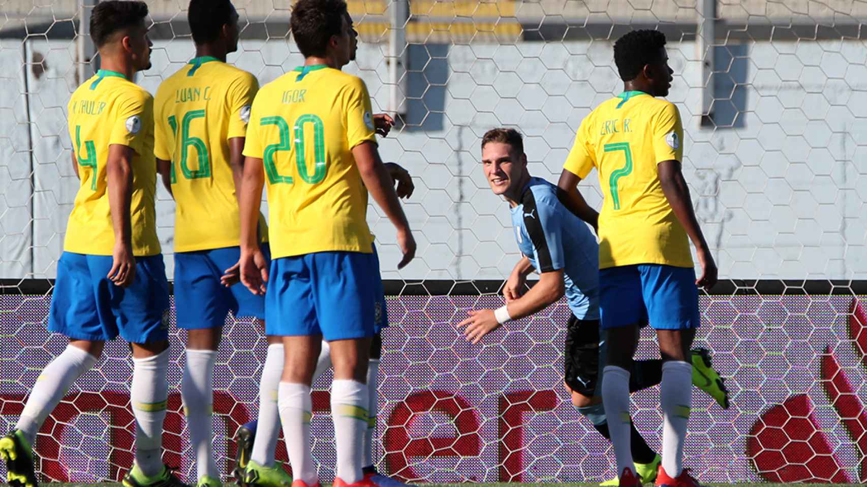 Brasil Sub20 pierde en el Sudamericano ante Uruguay. Foto: sub20chile.cl