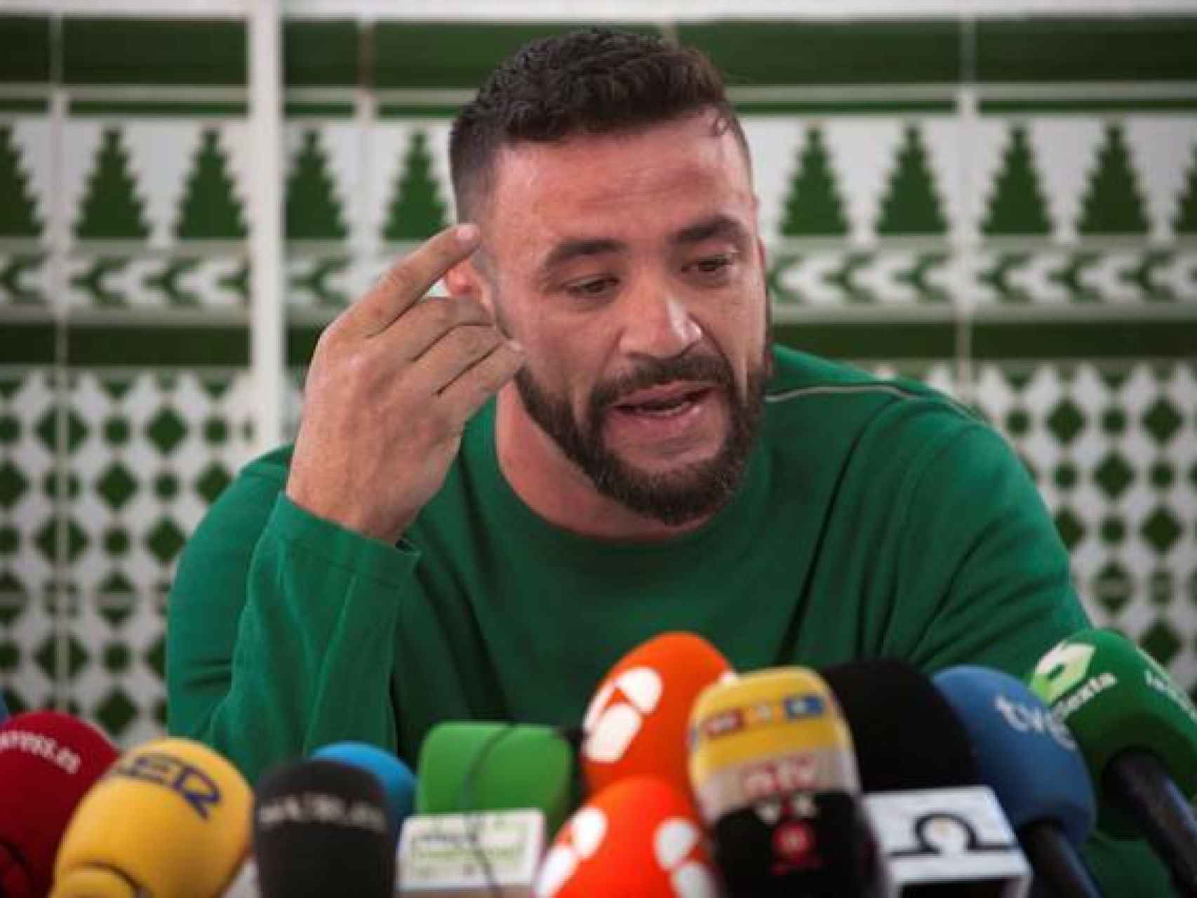 David Serrano, dueño de la finca en la que murió Julen, compareció este pasado martes ante los medios de comunicación en Málaga.