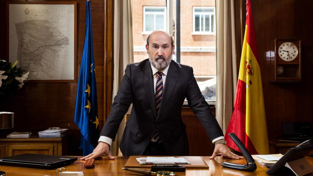 Javier Cámara como Juan Carrasco en Vota Juan.