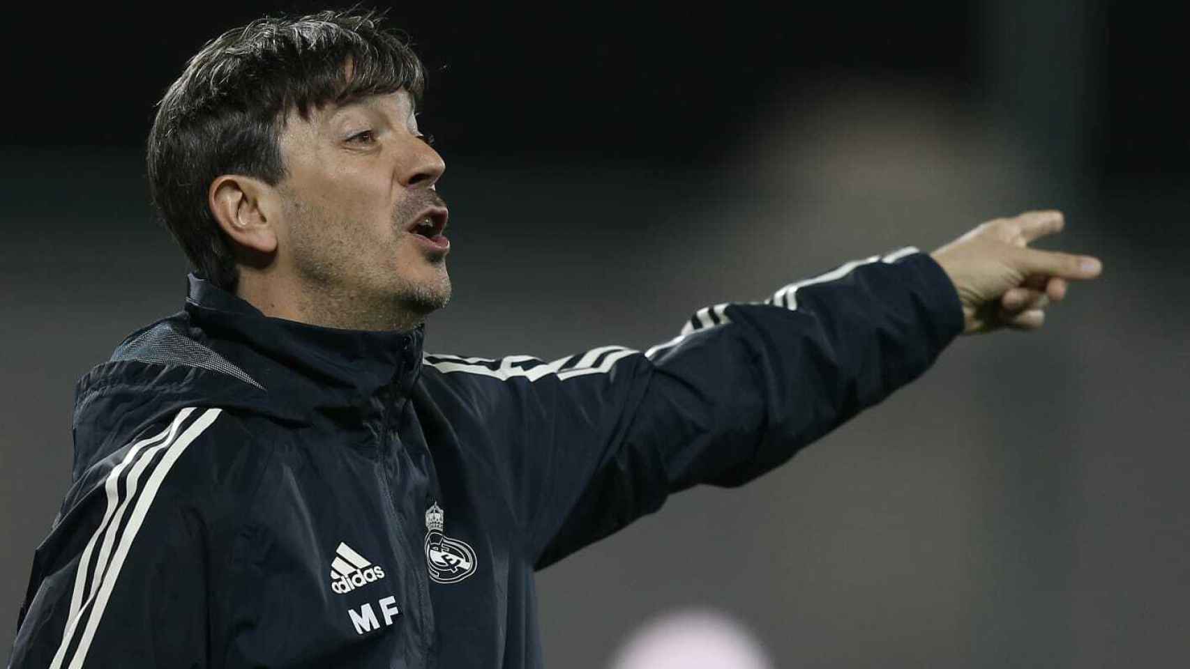 Manu Fernández, entrenador del Juvenil C del Real Madrid