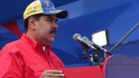 Nicolás Maduro durante un acto de Gobierno en Caracas.